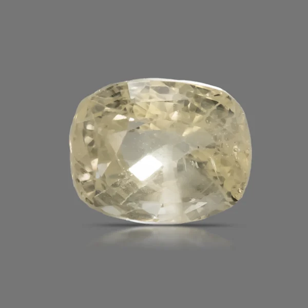 Certified 2.18 Carat Yellow Sapphire (Pukhraj)