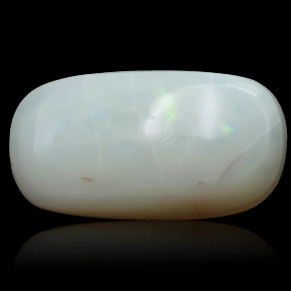 Certified Natural Opal - 6.45 Ratti White Cushion Gemstone
